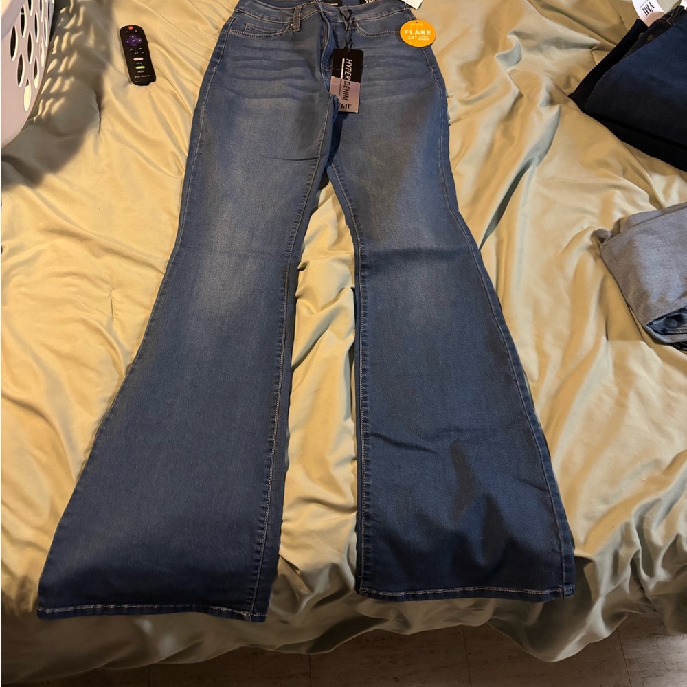 YMI Classic Blue Wide Leg Jeans